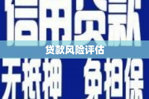 古浪贷款风险评估